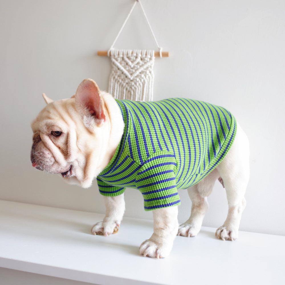 Waffle Striped Shirt